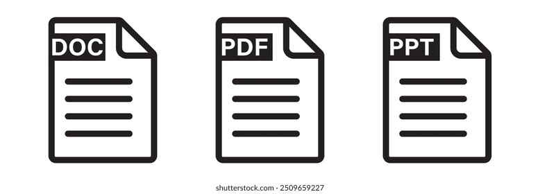 Checklist icon set. Clipboard checklist or document. Checkmark, document, checkbox on paper and more. Clipboard concept. Vector illustration