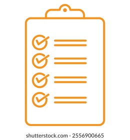 Checklist icon set. Clipboard checklist or document. Checkmark, document, checkbox on paper and more. Clipboard concept.