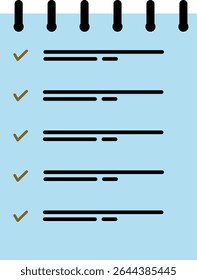 Checklist Icon Set – Minimal Task and To-Do Line and Glyph Vector icon