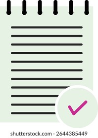 Checklist Icon Set – Minimal Task and To-Do Line and Glyph Vector icon