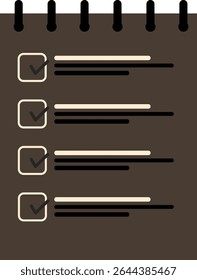 Checklist Icon Set – Minimal Task and To-Do Line and Glyph Vector icon