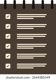 Checklist Icon Set – Minimal Task and To-Do Line and Glyph Vector icon