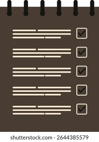 Checklist Icon Set – Minimal Task and To-Do Line and Glyph Vector icon