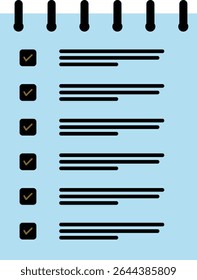 Checklist Icon Set – Minimal Task and To-Do Line and Glyph Vector icon