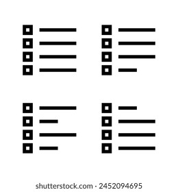 Checklist icon set. One of the web icon set isolated on white background.
