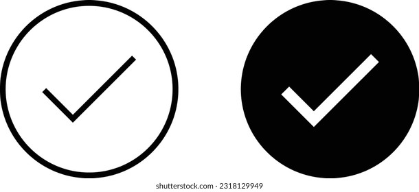 Hoja de iconos de lista de verificación, línea de estilo plana simple y de diseño sólido Isolated vector ilustración en fondo blanco. Para aplicaciones, logotipo, sitios web, símbolo , UI, UX, gráfico y diseño web. EPS 10.