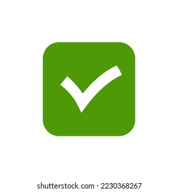 Checklist icon simple line style vector. Tick in box symbol of aproved, Quality, success or confirmed status. vector illustration design. 