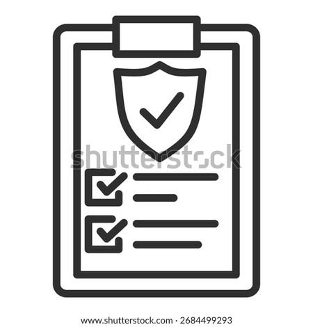 Checklist Icon Single Vector Collection