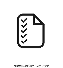 checklist icon stock vector design