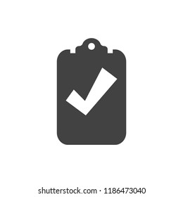 checklist icon, stock vector illustration flat design