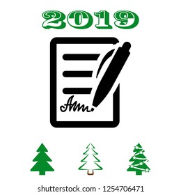 checklist icon stock vector illustration flat design