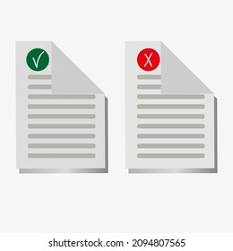 Checklist icon. Stock vector illustration flat design.EPS10