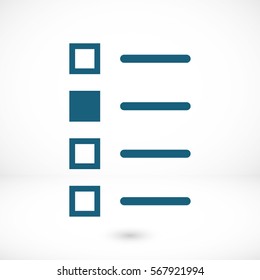 checklist icon stock vector illustration flat design