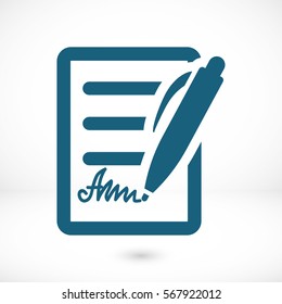 checklist icon stock vector illustration flat design
