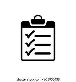 checklist icon stock vector illustration flat design