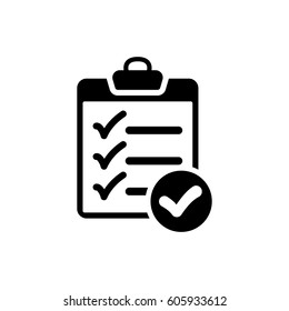 checklist icon stock vector illustration flat design