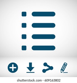 checklist icon stock vector illustration flat design