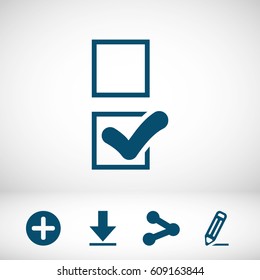 checklist icon stock vector illustration flat design