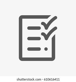 checklist icon stock vector illustration flat design