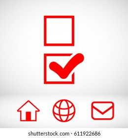 checklist icon stock vector illustration flat design