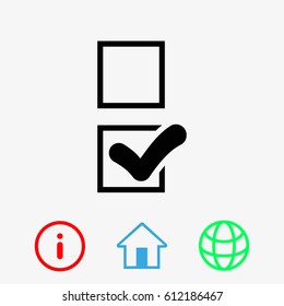 checklist icon stock vector illustration flat design