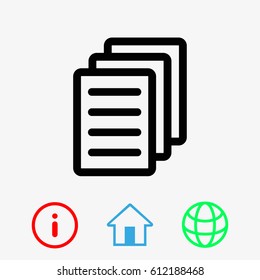 checklist icon stock vector illustration flat design