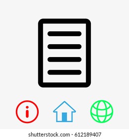 checklist icon stock vector illustration flat design