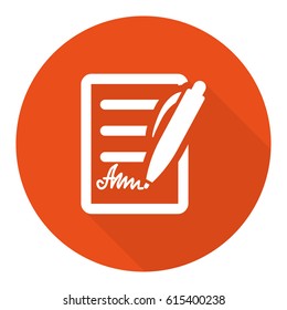 checklist icon stock vector illustration flat design