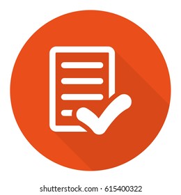 checklist icon stock vector illustration flat design