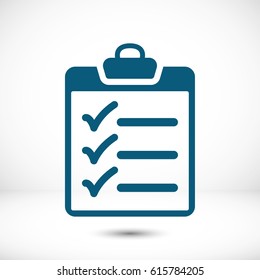 checklist icon stock vector illustration flat design