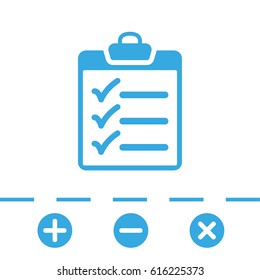 checklist icon stock vector illustration flat design