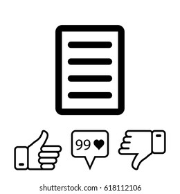 checklist icon stock vector illustration flat design