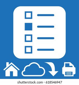 checklist icon stock vector illustration flat design
