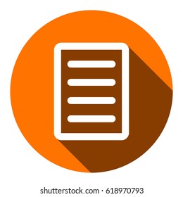 checklist icon stock vector illustration flat design