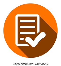 checklist icon stock vector illustration flat design