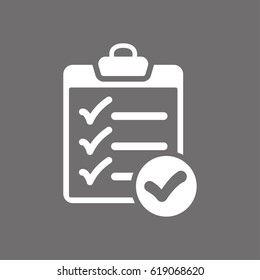 checklist icon stock vector illustration flat design