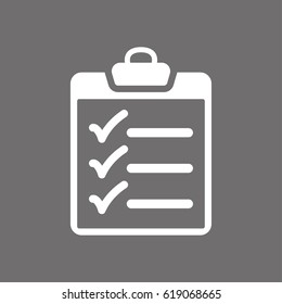 checklist icon stock vector illustration flat design