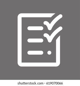 checklist icon stock vector illustration flat design