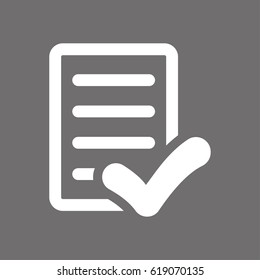checklist icon stock vector illustration flat design
