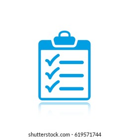 checklist icon stock vector illustration flat design