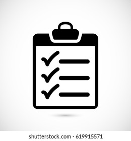 checklist icon stock vector illustration flat design
