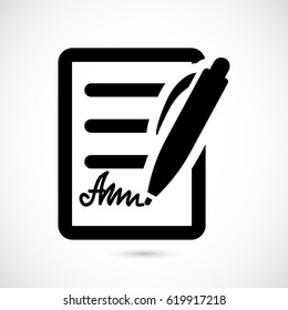 checklist icon stock vector illustration flat design