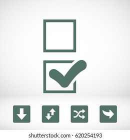 checklist icon stock vector illustration flat design