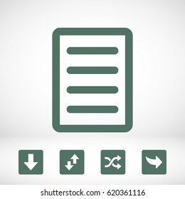 checklist icon stock vector illustration flat design