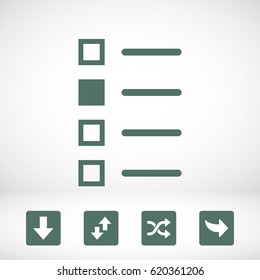 checklist icon stock vector illustration flat design