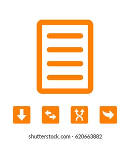 checklist icon stock vector illustration flat design