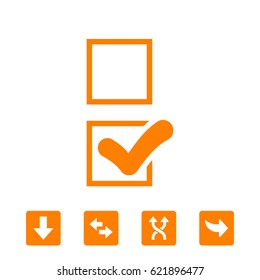 checklist icon stock vector illustration flat design