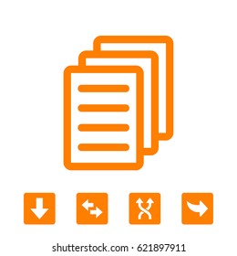 checklist icon stock vector illustration flat design