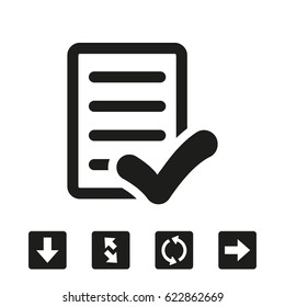 checklist icon stock vector illustration flat design