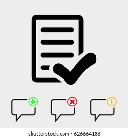 checklist icon stock vector illustration flat design